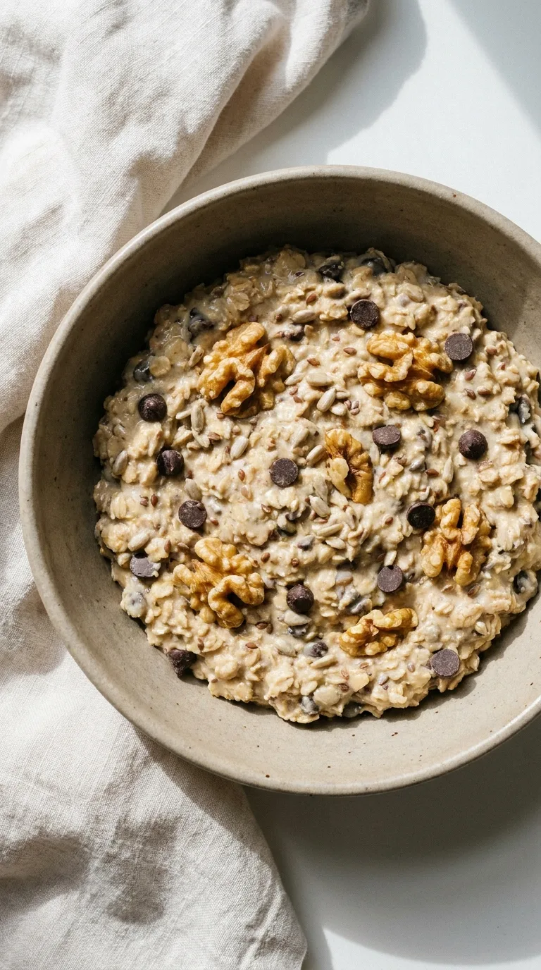 Vegan Breakfast Cookies: Oatmeal Banana Nut Bliss – step 5: Fold in additions