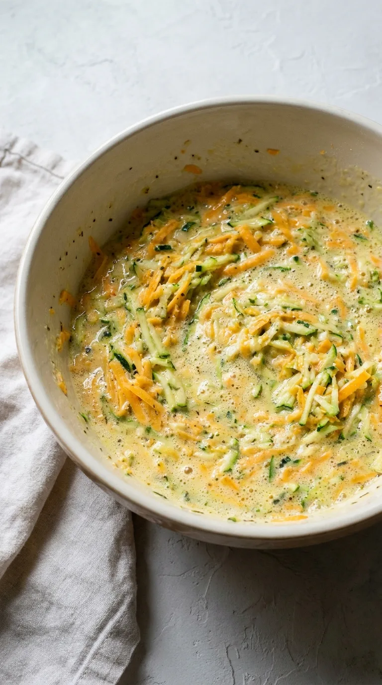 Zucchini Egg Muffins: Savoury Breakfast Bites – step 4: Combine the batter