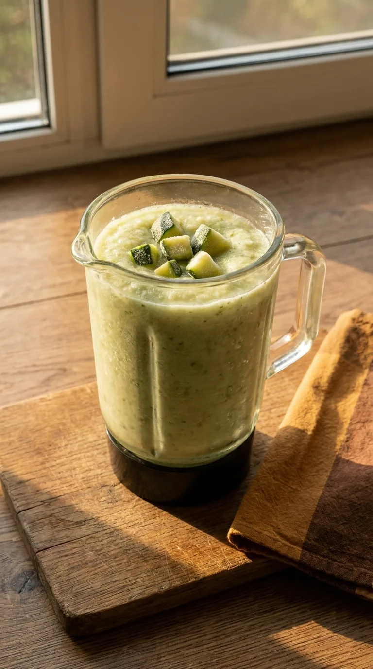 Zucchini Fruit Smoothie: A Nutritious Vegetable Blend – step 3: Incorporate the zucchini