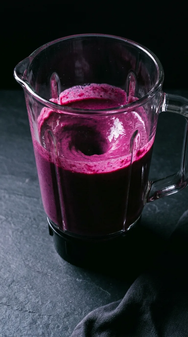 Fruit Smoothie Zero Sugar: American Berry Drink – step 5: Blend the mixture
