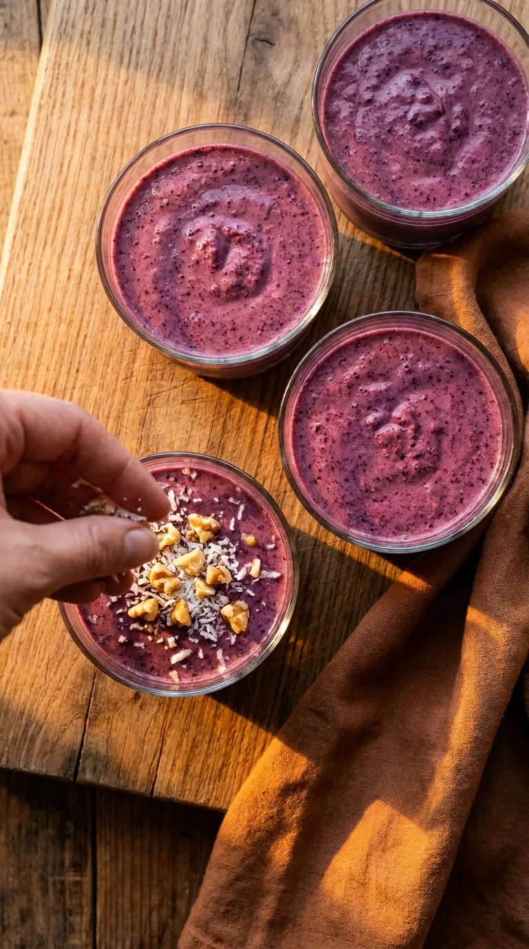 Fruit Smoothie Salad: Chilled Fruit and Spinach Bowl – step 7: Add the crunch