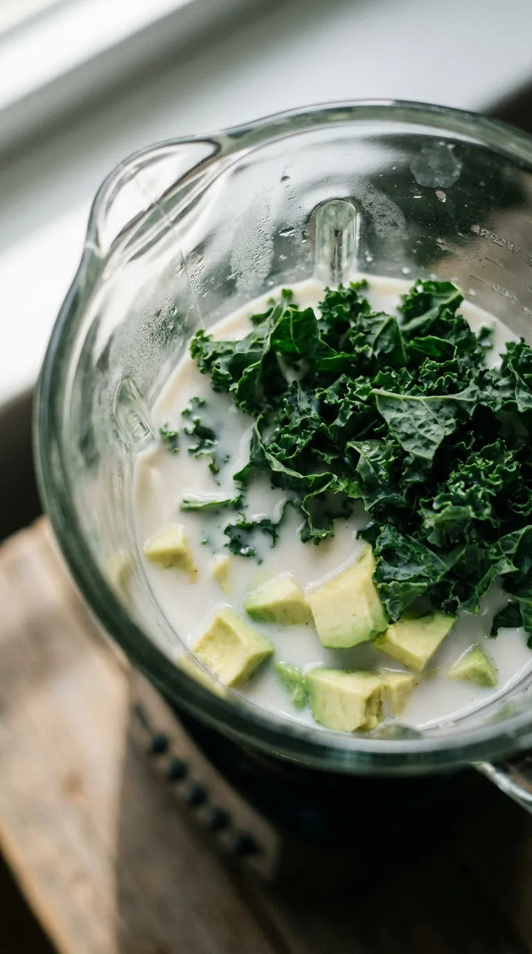 Keto Kale Juice: Low-Carb Green Elixir – step 3: Combine the ingredients