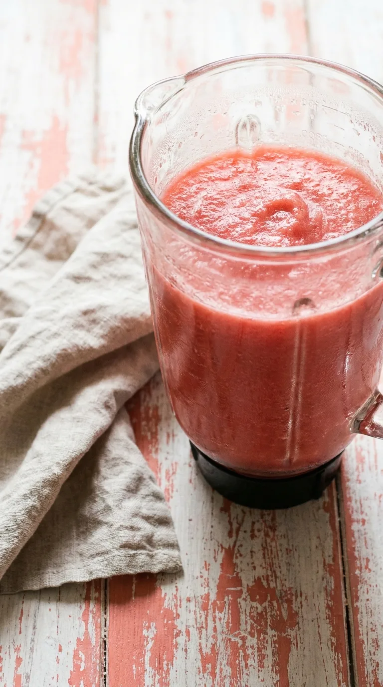 Keto Watermelon Juice: Low-Carb Hydrating Refreshment – step 3: Blend the mixture