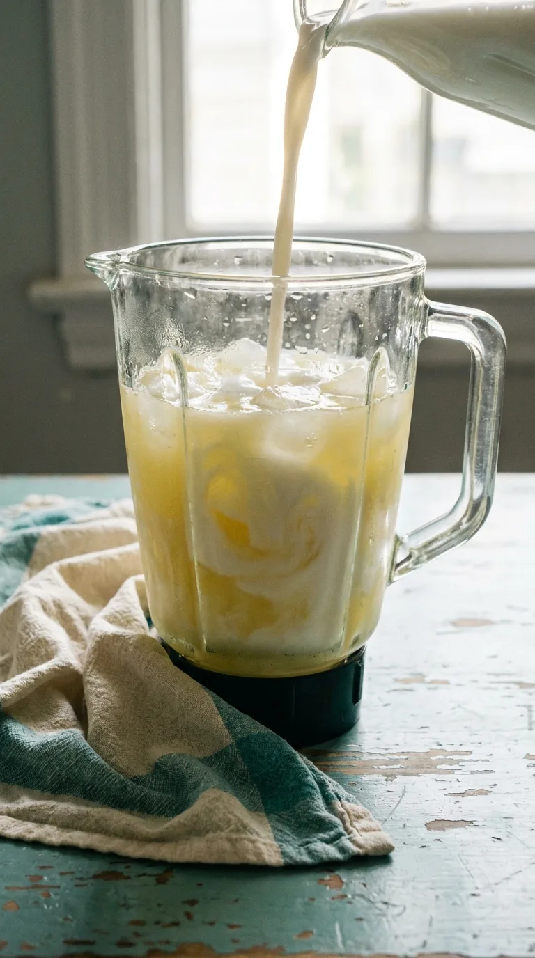 Keto Pineapple Juice: Sugar-Free Tropical Drink – step 5: Add creamy texture