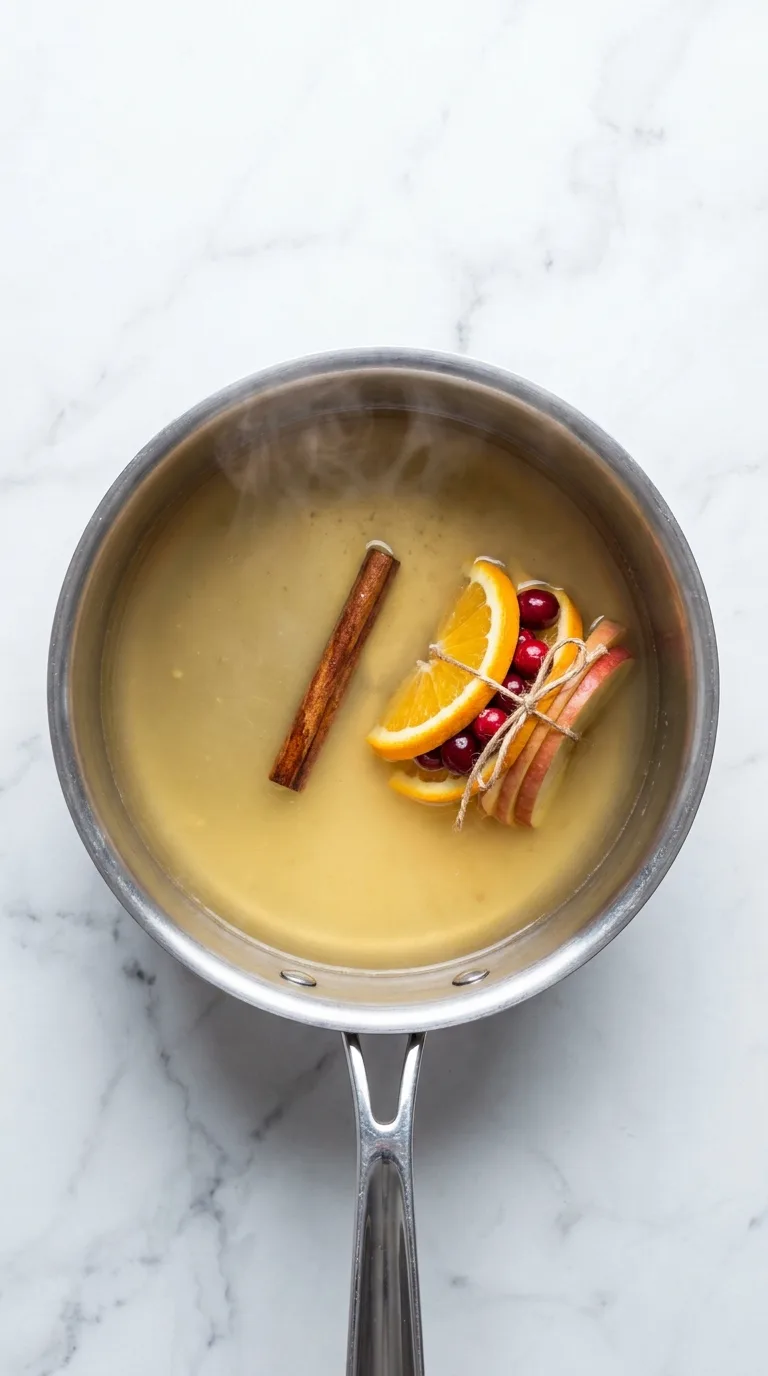 Keto Apple Juice: Low-Carb Spiced Infusion – step 3: First simmer