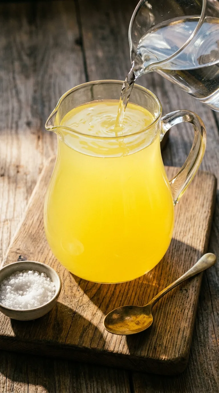 Keto Lemon Juice: Low-Carb Citrus Drink – step 5: Dilute the base