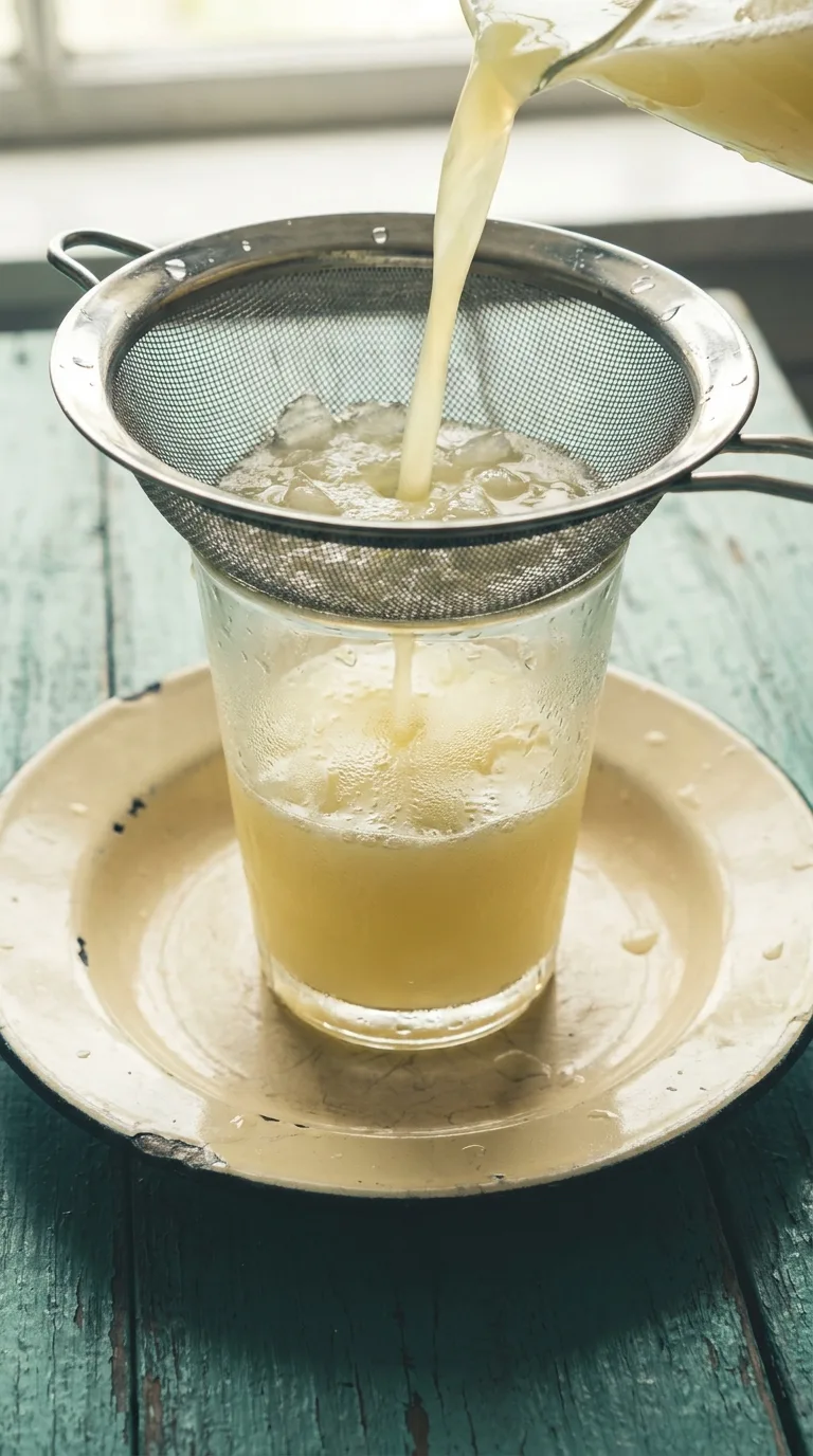 Keto Pineapple Juice: Sugar-Free Tropical Drink – step 7: Refine and strain