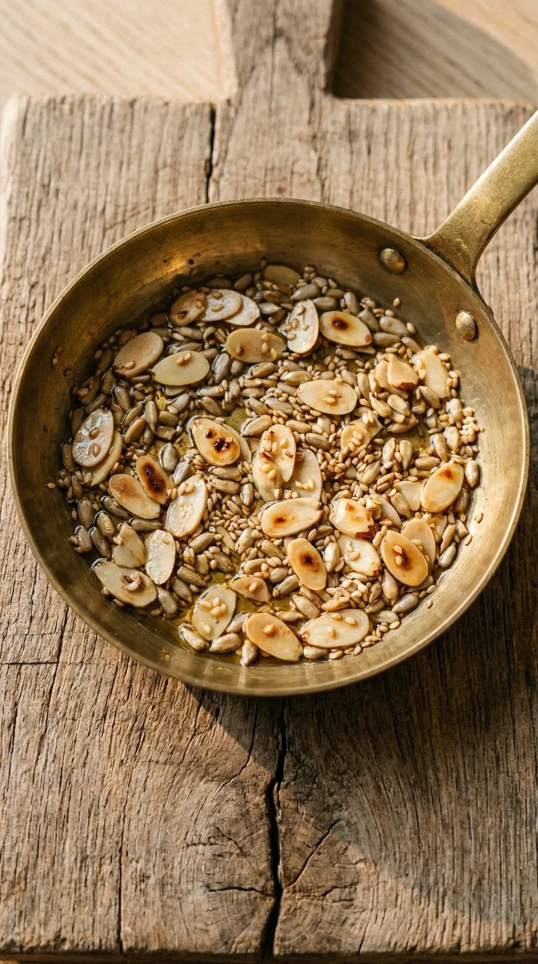 Ramen Noodle Salad: Asian Vegetable and Nut Crunch – step 3: Toast the seeds