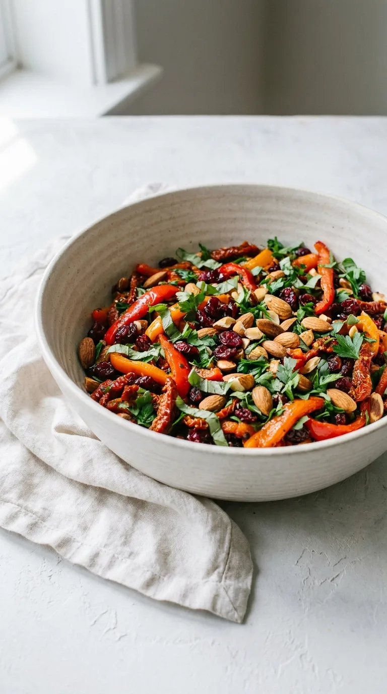 Pasta Salad Xmas: Festive Italian Rigatoni Salad – step 3: Combine salad components