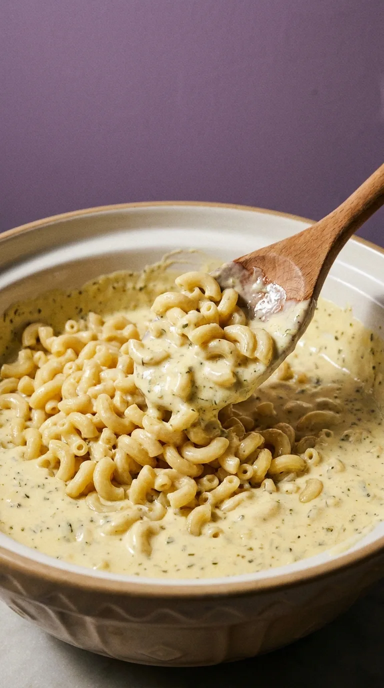Jamaican Pasta Salad: Lime and Allspice Macaroni – step 4: Coat the pasta
