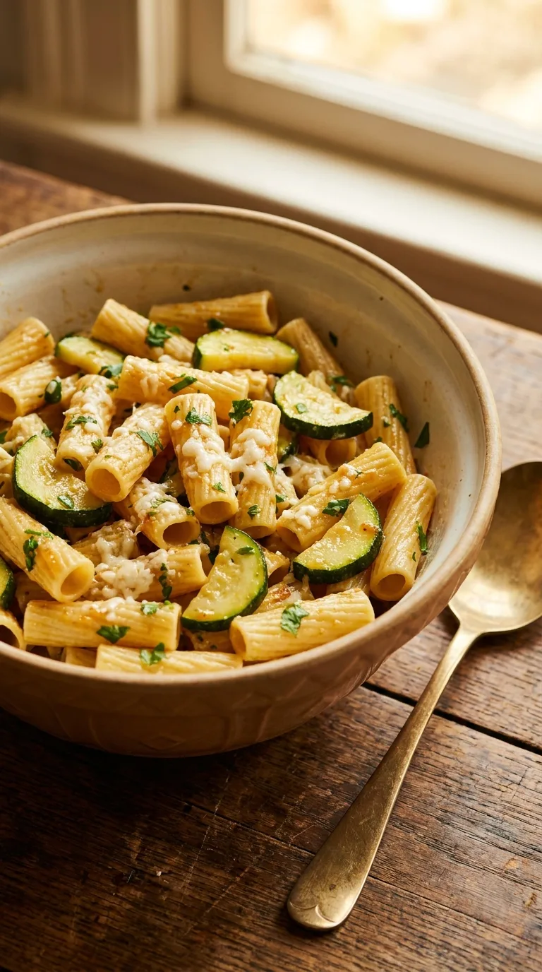 Zucchini Pasta Salad: Italian Pasta with Lemon Vinaigrette – step 6: Add final textures