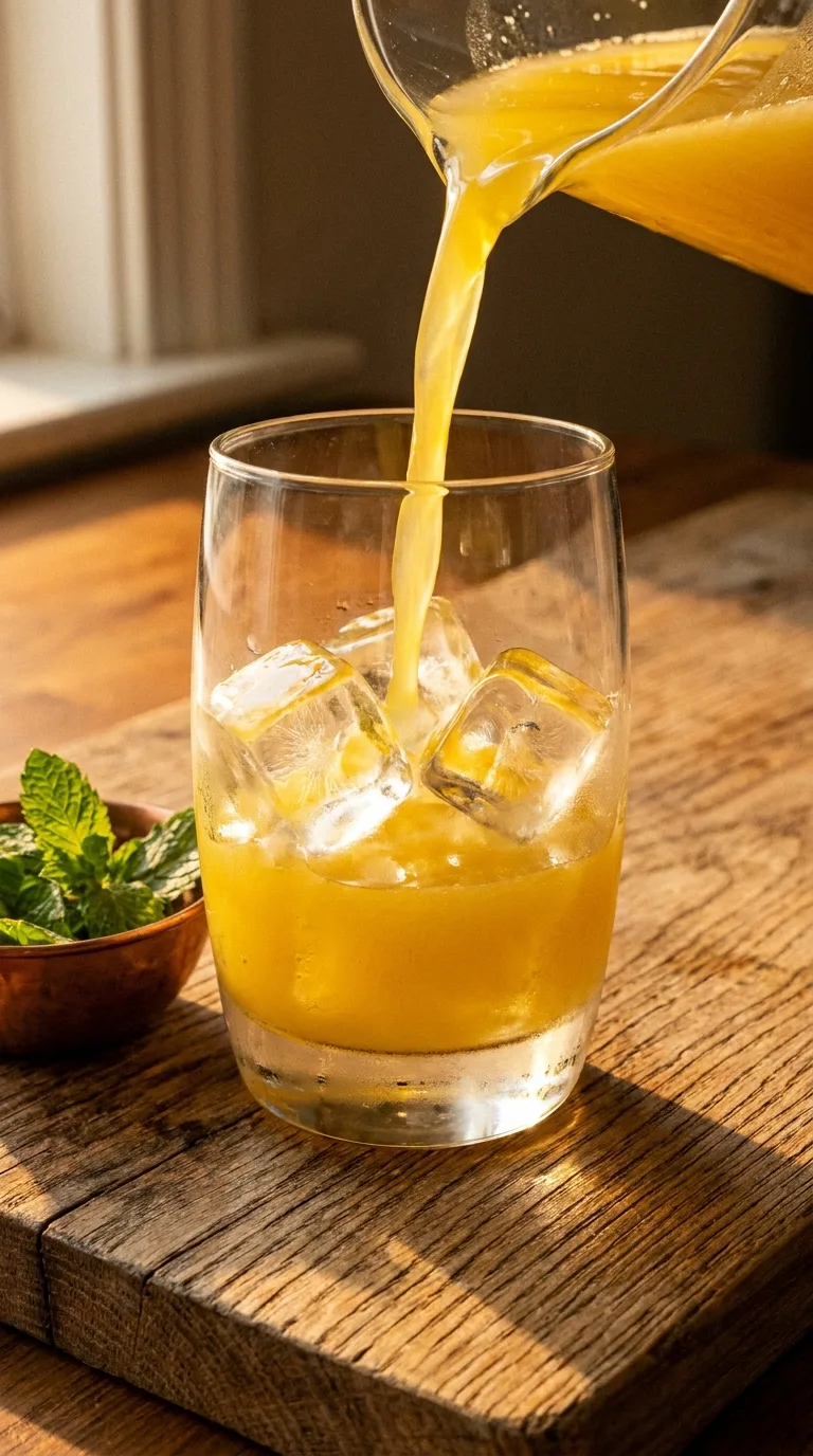 Pineapple Mint Juice: Tropical Fruit Drink – step 5: Chill the drink