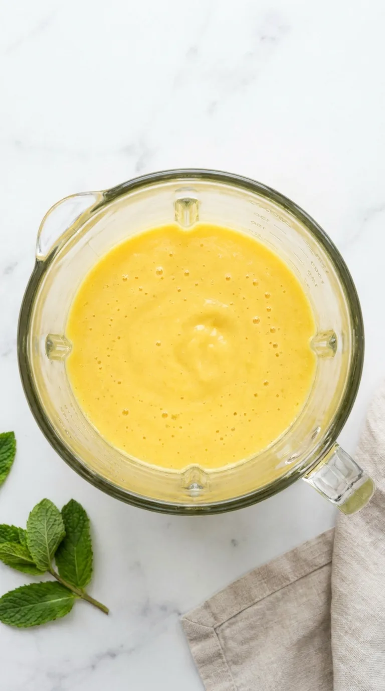 Pineapple Orange Mint Juice: Tropical Fruit Drink – step 5: Chill and blend