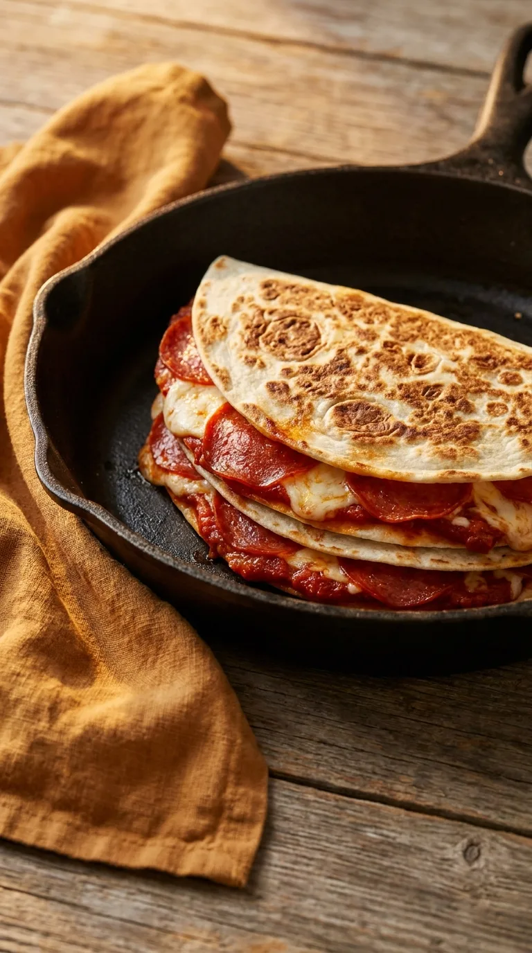 Pizza Quesadilla Bites: Savoury Tortilla Appetisers – step 4: Seal the quesadilla