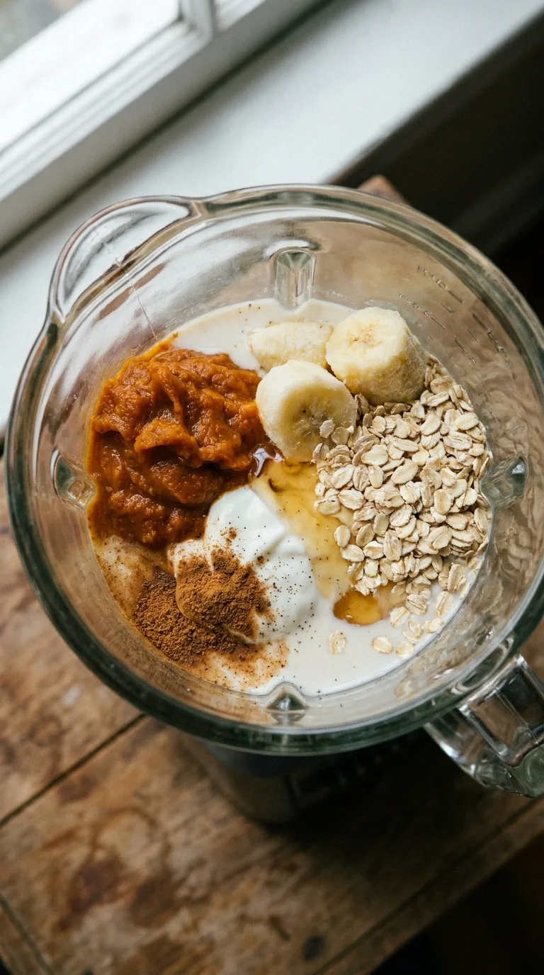 Pumpkin Spice Smoothie: Creamy Spiced Breakfast Drink – step 2: Combine the ingredients