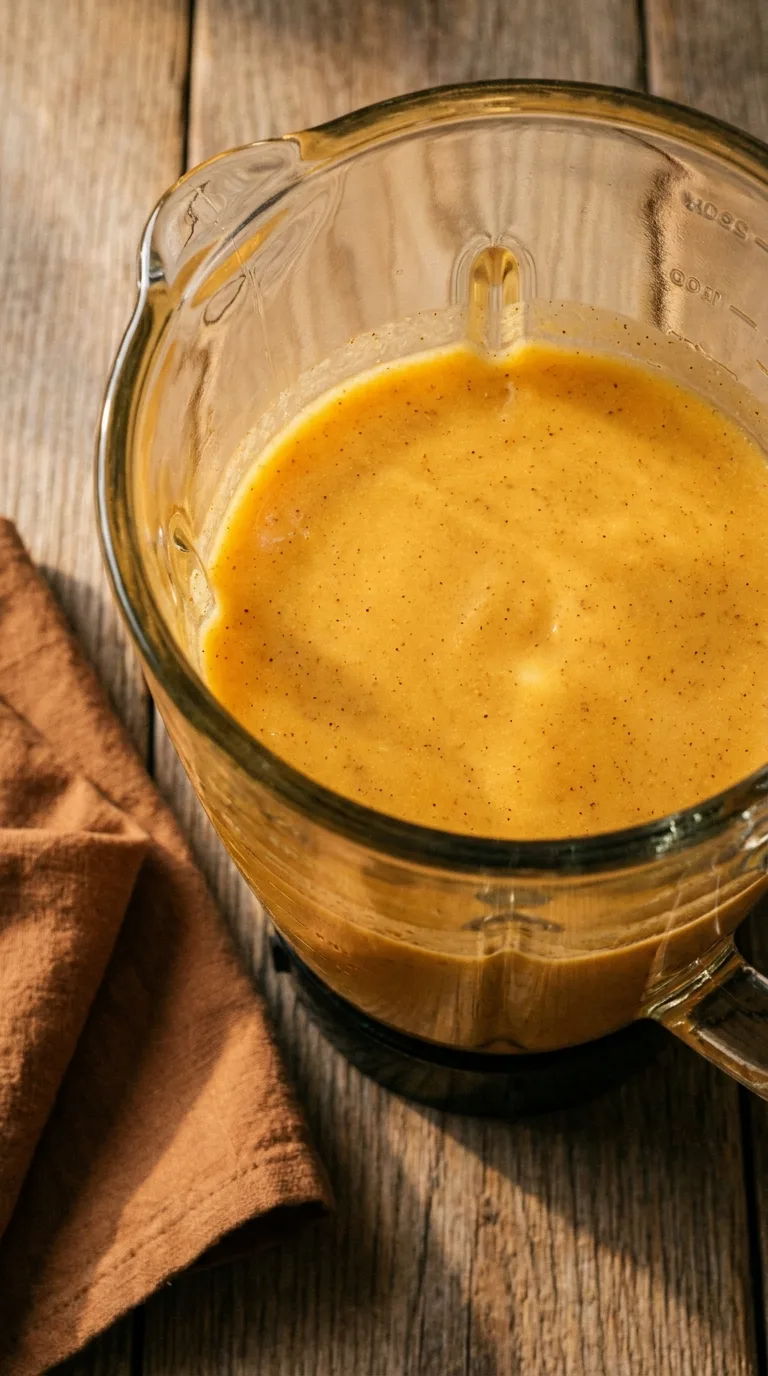 Pumpkin Spice Orange Juice: Autumnal Citrus Blend – step 3: Blend until smooth