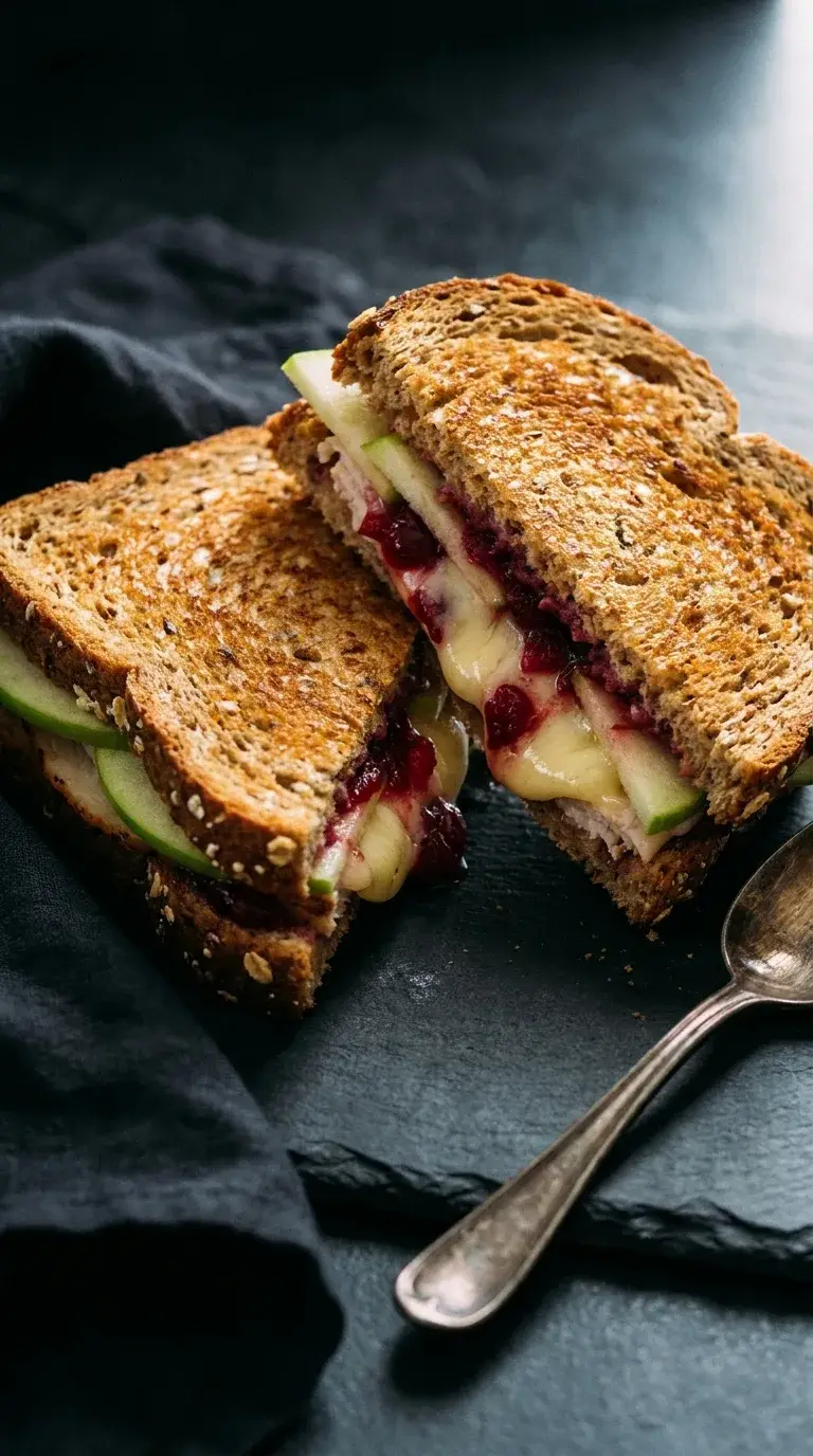 Turkey Cranberry Apple Sandwich: A Grilled Holiday Melt