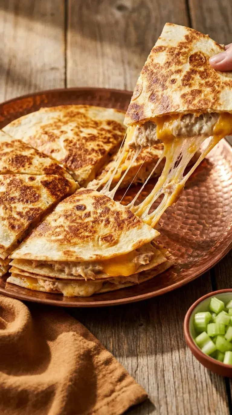 Tuna Melt Tortilla: Mexican-Style Toasted Wraps