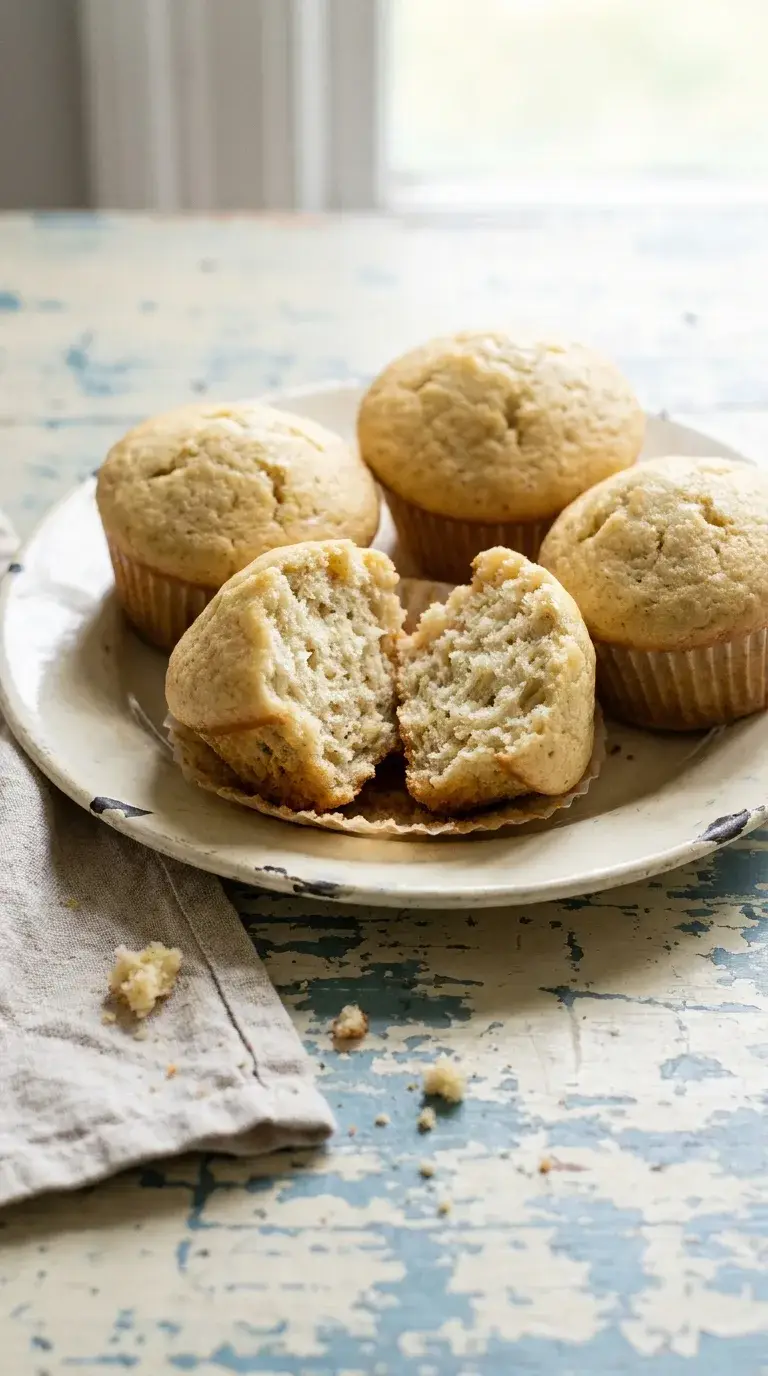 Breakfast Muffins for Kids: Sweet Banana and Honey Muffins