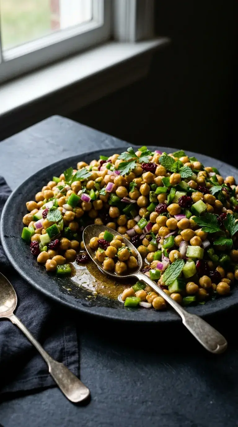 Moroccan Chickpea Salad: A Zesty Legume Salad