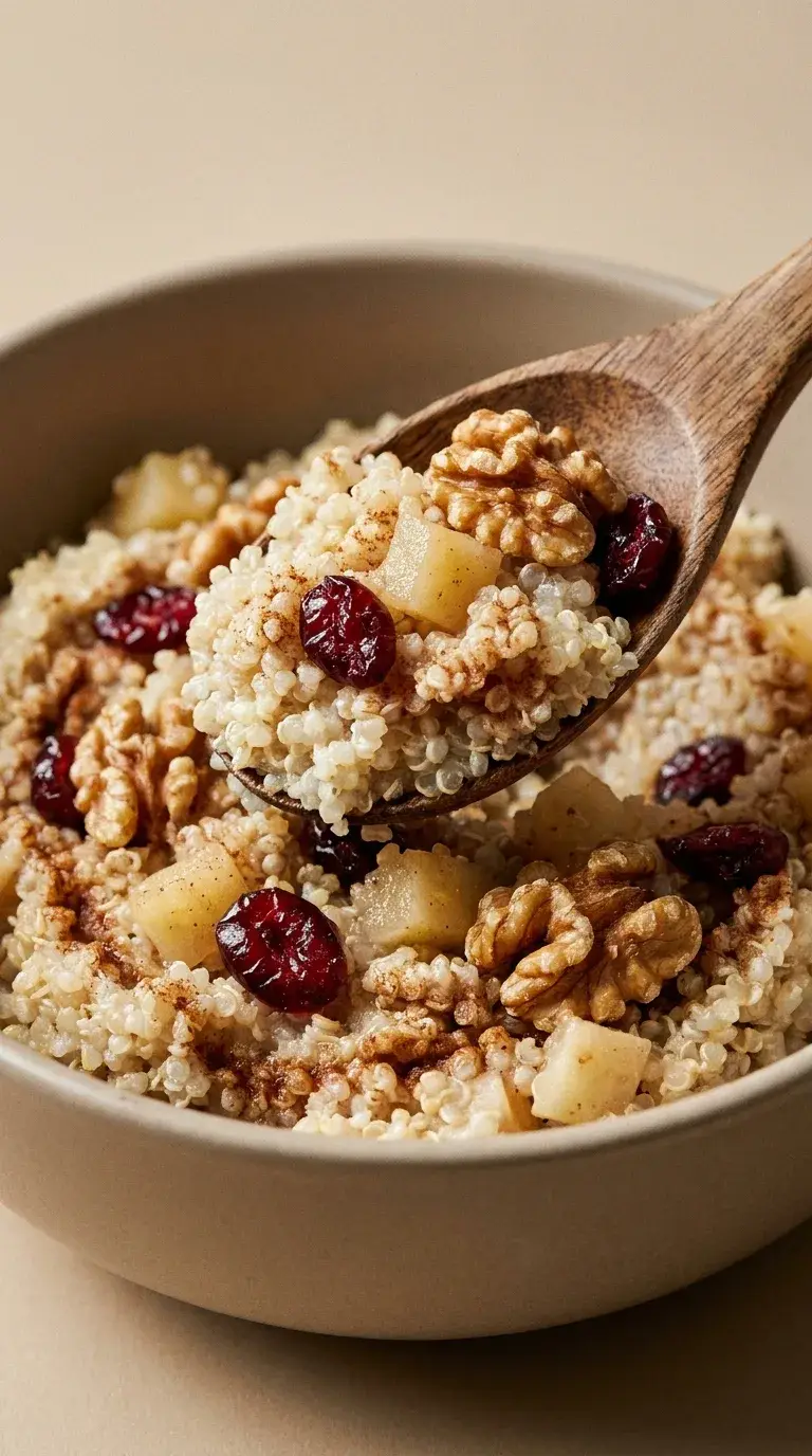 Apple Quinoa Salad: Sweet Cinnamon Breakfast Bowl