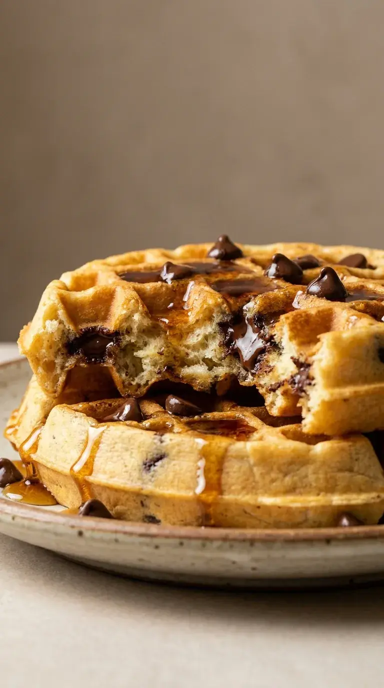 Chocolate Chip Eggo Waffles: American Frozen Breakfast