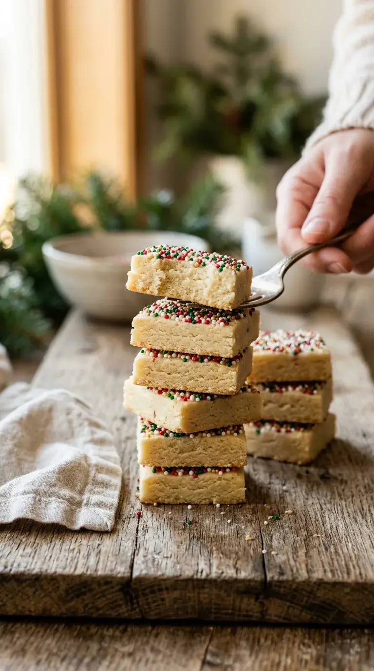 Holiday Shortbread Bites: Buttery Festive Cookies