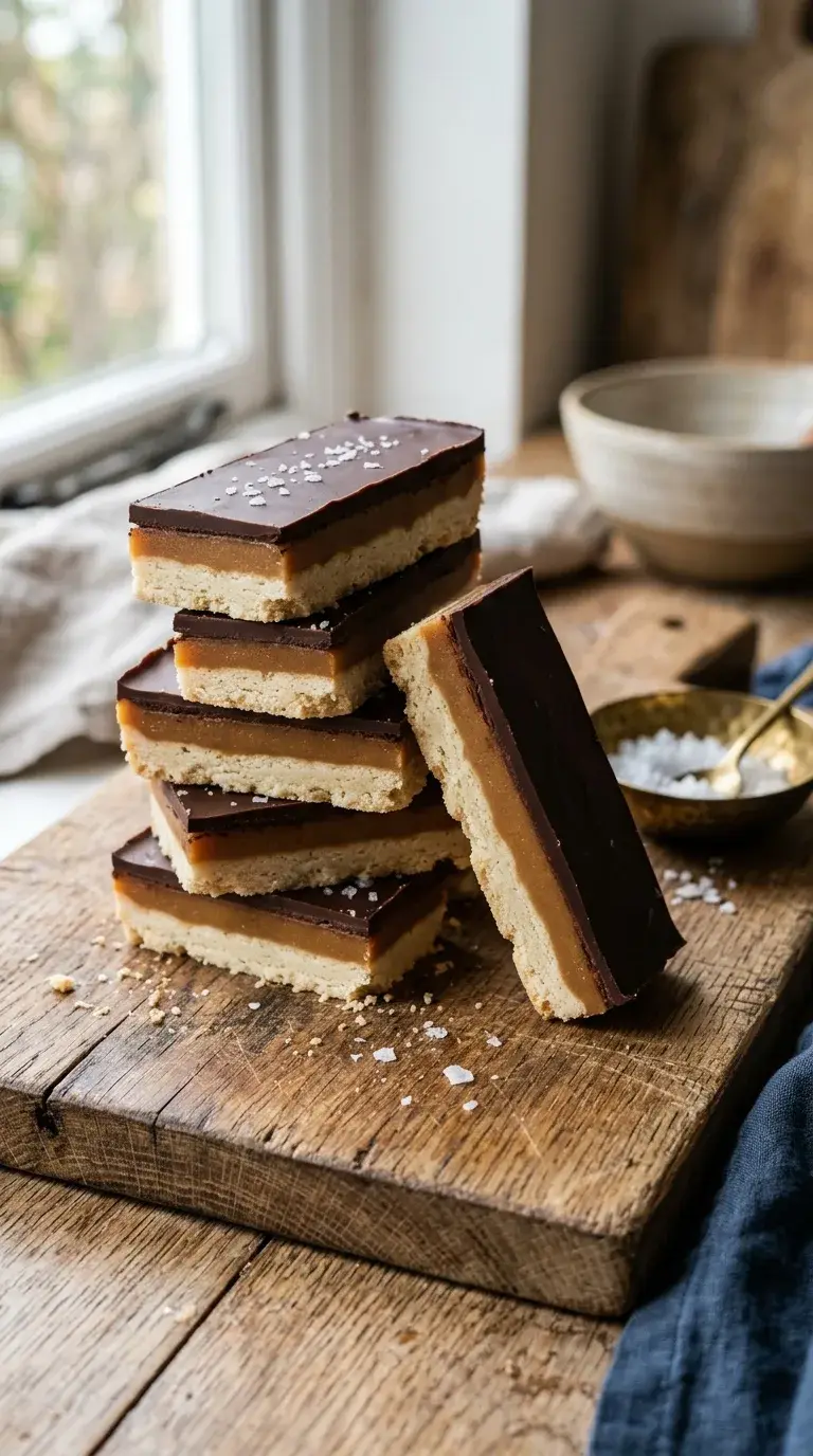 Holiday Millionaire Shortbread: Caramel and Ganache Bars