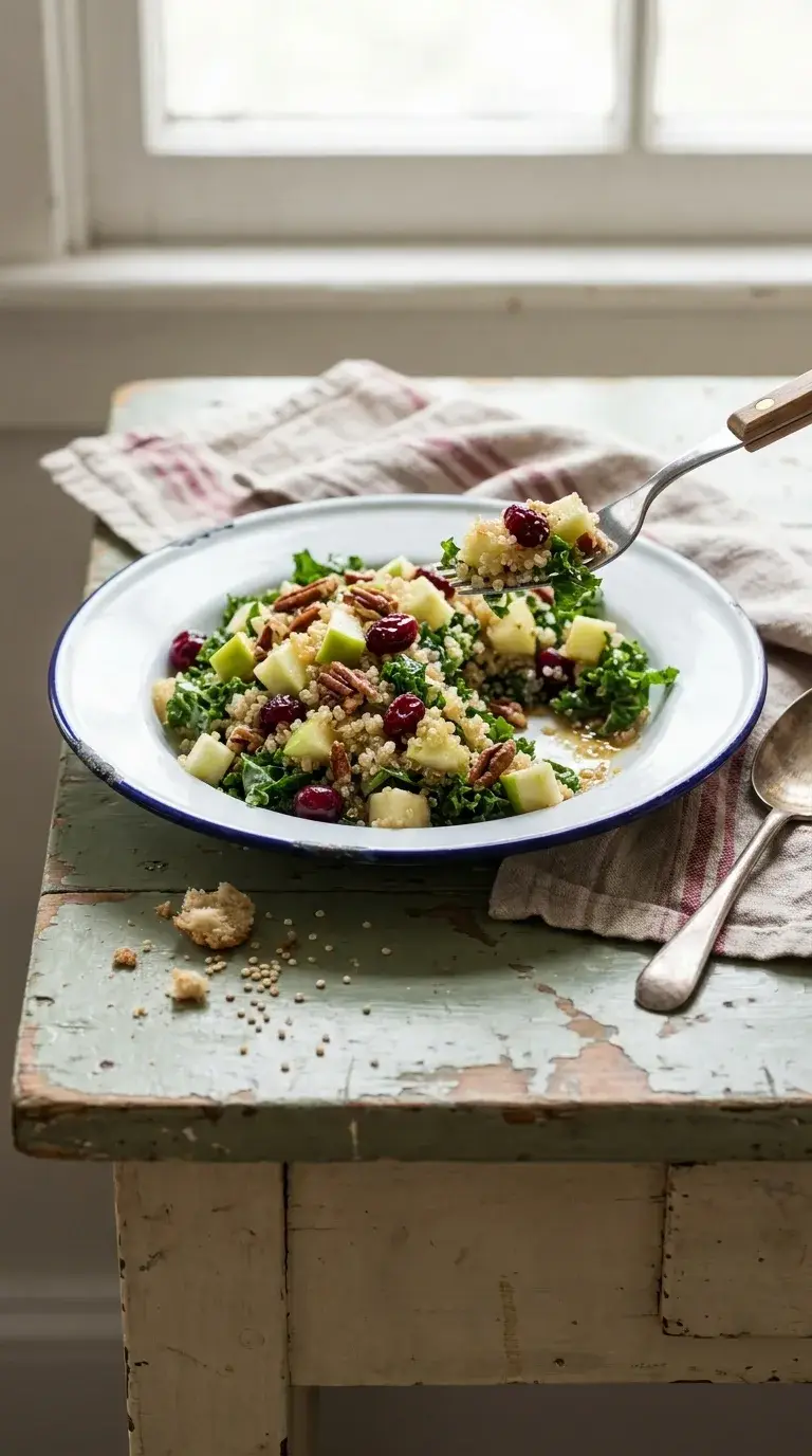 Cranberry Apple Quinoa Salad: American Grain Bowl