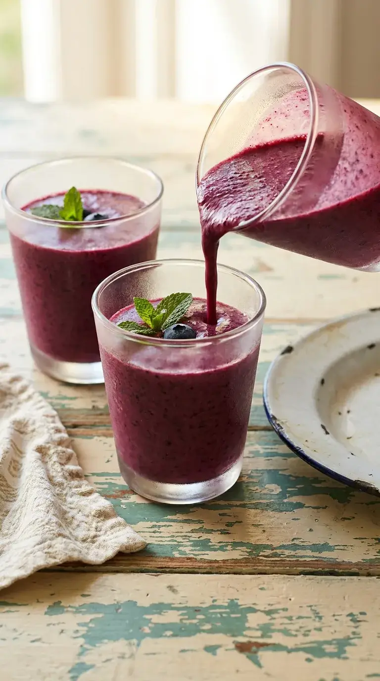 Seedless Fruit Smoothie: Creamy Berry Drink