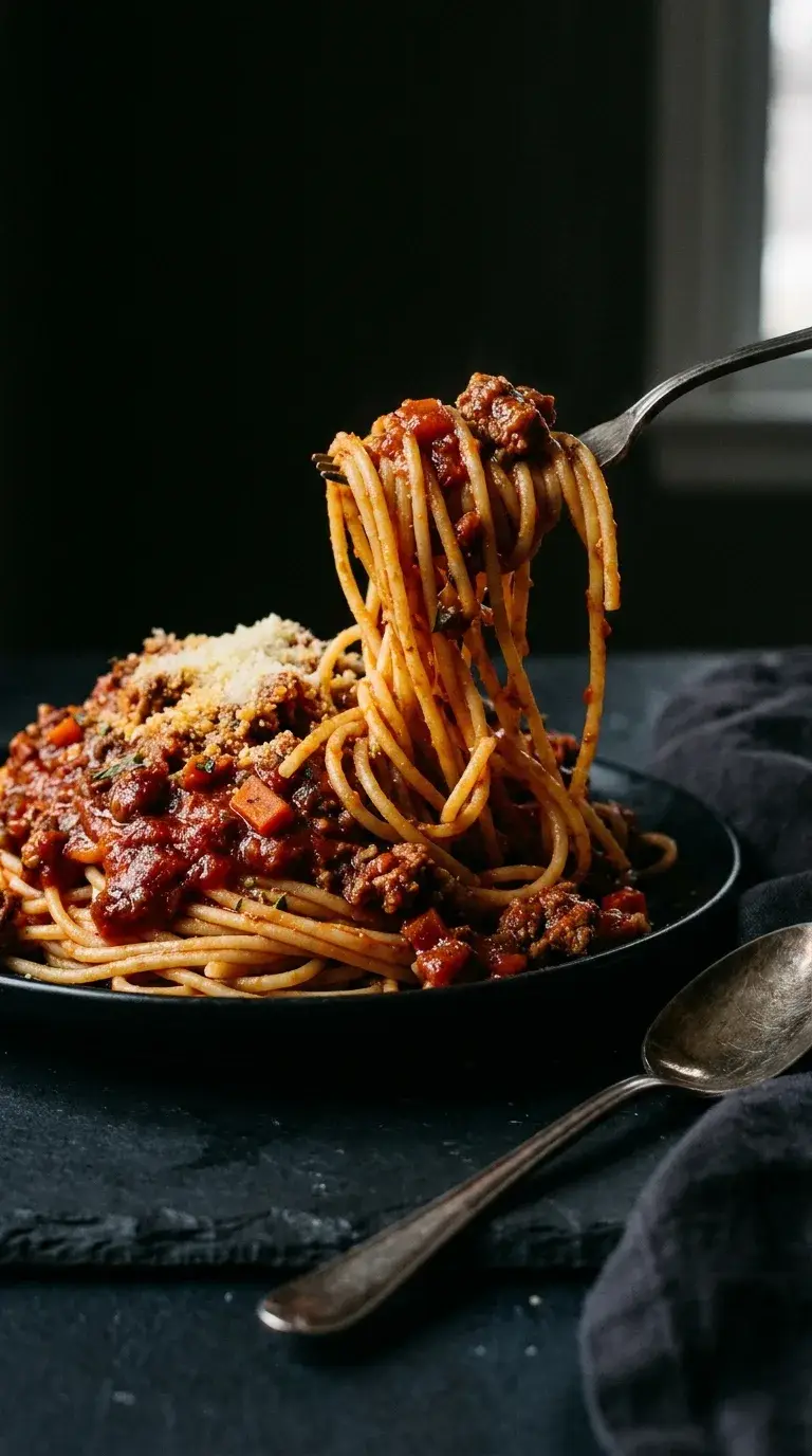 Spaghetti Bolognese: One-Pot Beef and Tomato Pasta