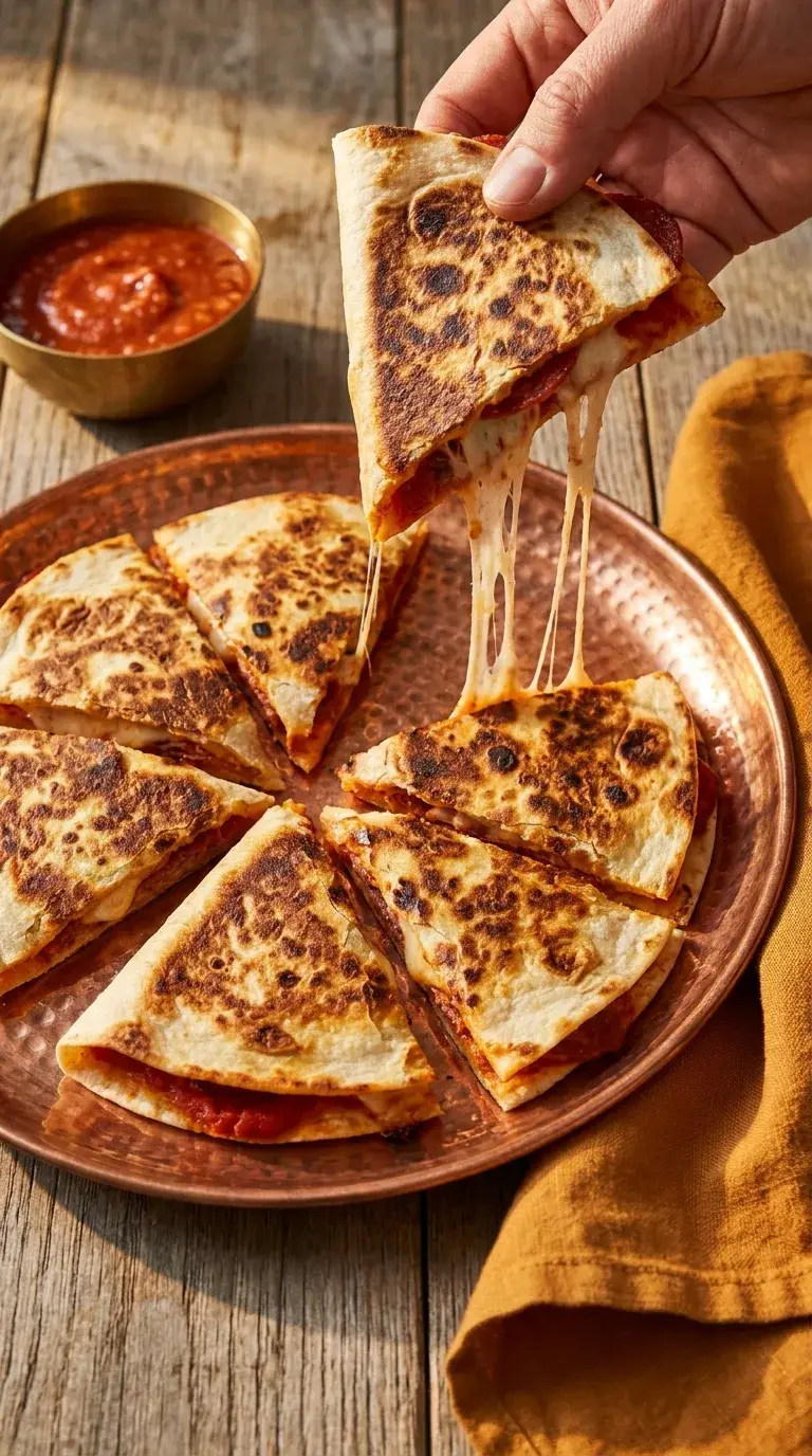 Pizza Quesadilla Bites: Savoury Tortilla Appetisers