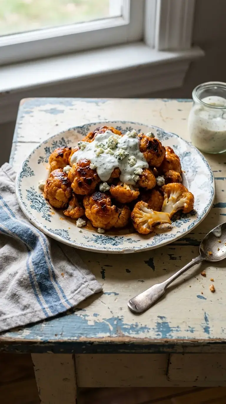 Buffalo Cauliflower Bites: Spicy Roasted Appetiser
