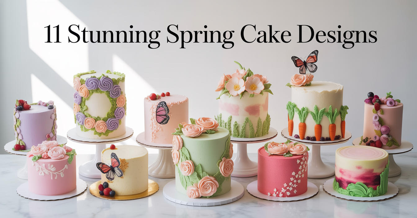 11 Stunning Spring Cake Designs